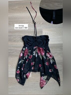 zio halter top size small